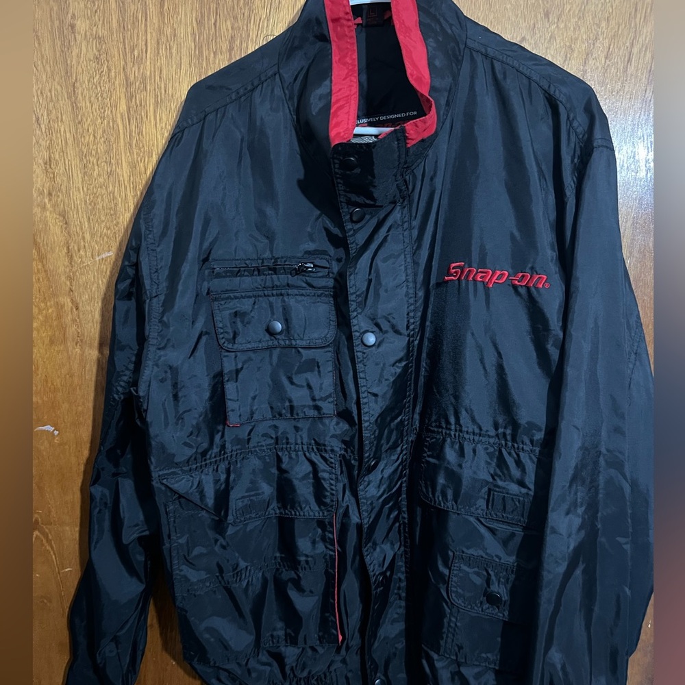 Men’s Snap on windbreaker technician jacket